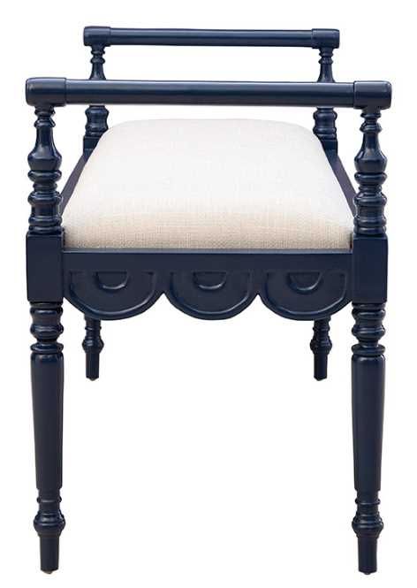 Furniture Classics Juliet Blue/White Bench-2