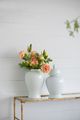 A & B Home Glossy White Ginger Jar-3