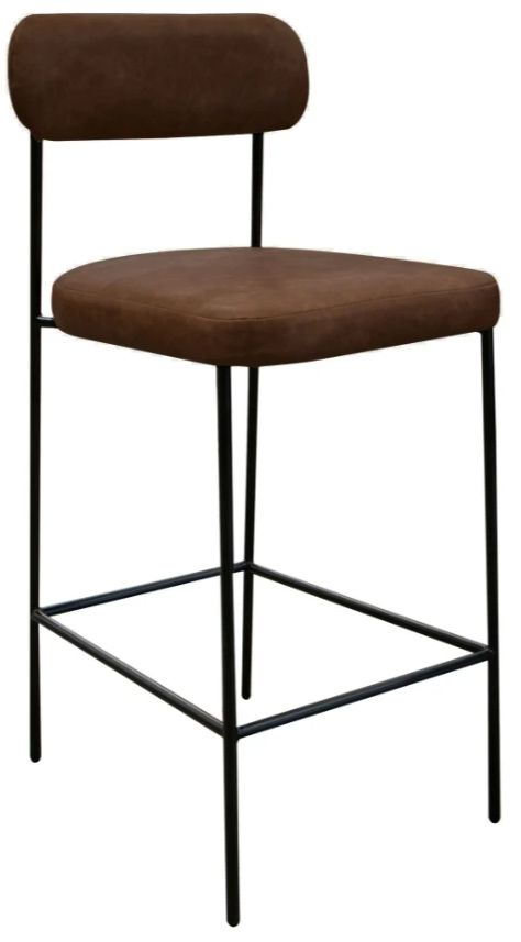 International Furniture Direct Seating Black/Brown 43" Bar Stool-0