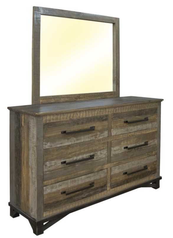International Furniture Direct Loft Brown/Gray Dresser-2