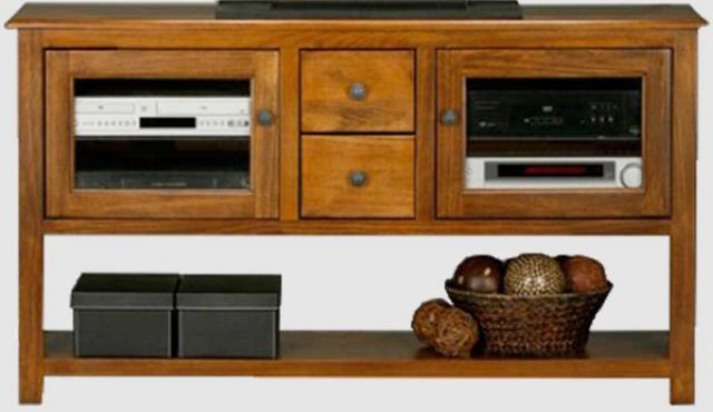 American Heartland Manufacturing Poplar 57" TV Stand/Sofa Table-0