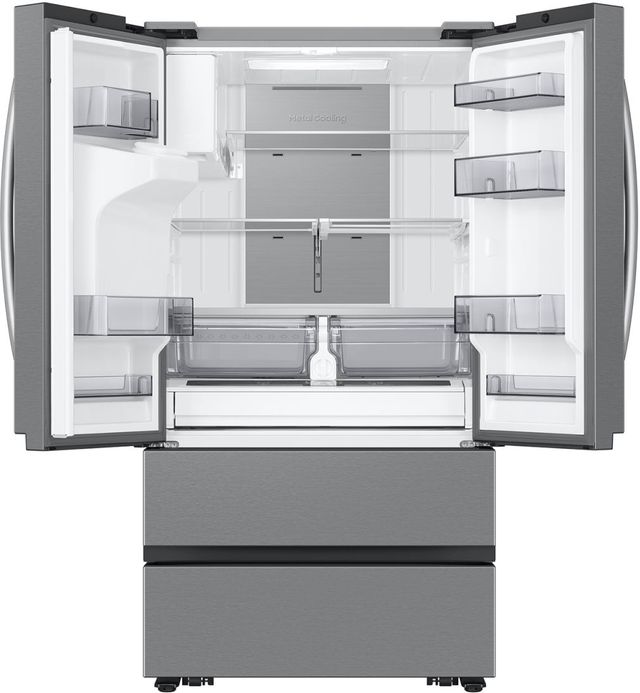 Samsung 36 in. 30.0 Cu. Ft. Fingerprint Resistant Stainless Steel Freestanding French Door Refrigerator-3