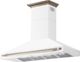 FORNO® Aria Series Alta Qualita 60" White Wall Mounted Range Hood -2