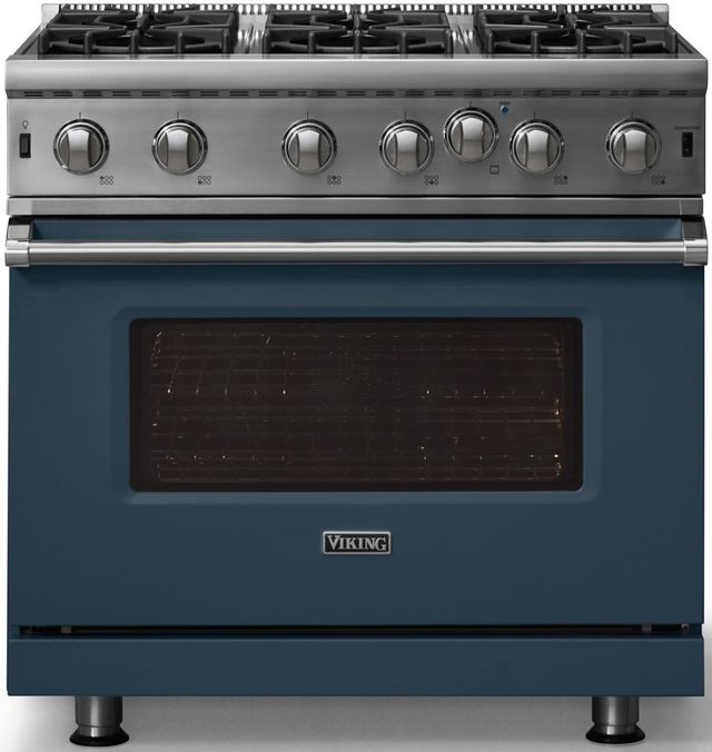 Viking® 5 Series 36" Squall Pro Style Liquid Propane Gas Range-3
