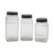 A & B Home 3-Piece Glass Kitchen Canister Set-0