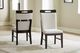 Signature Design by Ashley® Neymorton Brown/Light Gray Upholstered Dining Side Chair-4