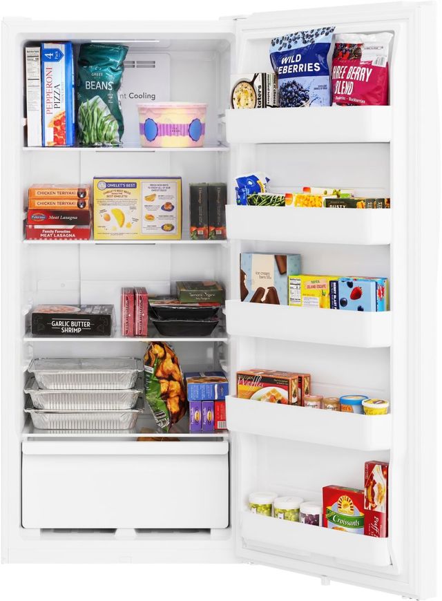 GE® 21.6 Cu. Ft. White Smart Garage Ready Convertible Upright Freezer-2