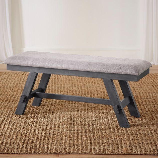Liberty Furniture Lawson Slate/Weathered Gray Bench-1