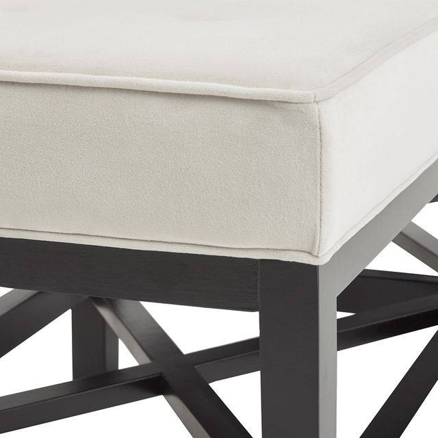 Olliix by Martha Stewart Cream Braeside Bench-3