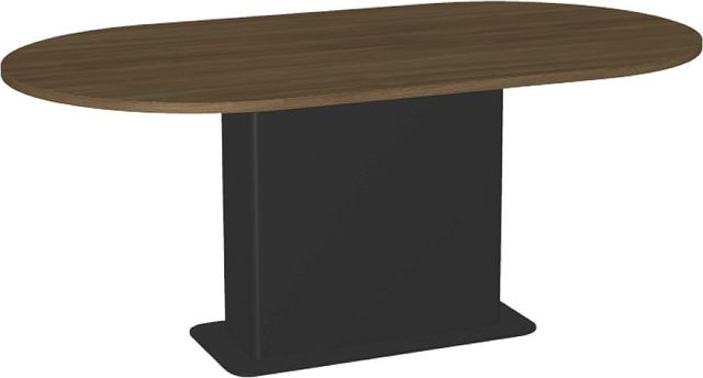 Amisco Customizable Lucarelli 72" Racetrack Dining Table with 1" Thermo Fused Laminate Top-0