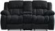 Global Furniture USA Ebony 2-Piece Black Manual Reclining Seating Set-2