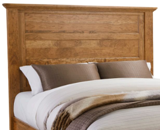 Archbold Furniture Customizable Amish Essentials Belmont Cherry King Panel Bed-1
