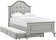 Elements International Jesse 3-Piece Grey Twin bedroom Set with Trundle -1