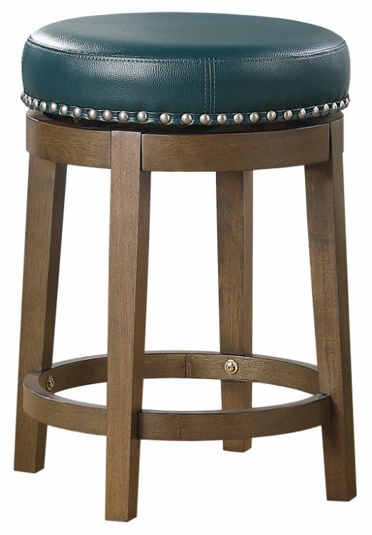 Homelegance® Westby Brown/Green Swivel Counter Height Stool-0
