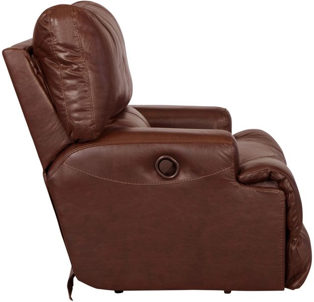 Catnapper® Wembley Walnut Leather Lay Flat Recliner-3