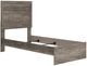 Signature Design by Ashley® Ralinksi Rustic Warm Gray Twin Panel Bed-4