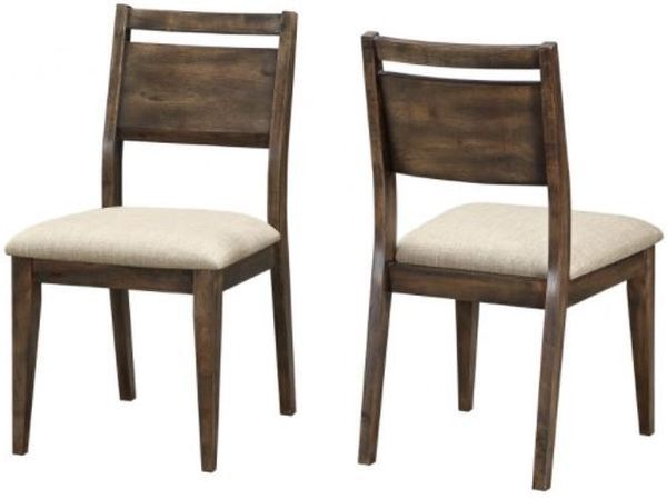 Winners Only® Zoey Brown Cushion Side Chair-1
