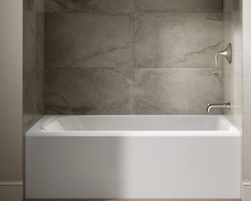 KOHLER® Avec® White 72" x 36" Alcove Bath - Right Drain-3