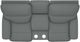 La-Z-Boy® Brooks Gray Reclining Loveseat-1