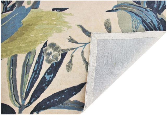 KAS Rugs Sparta Blue/Ivory Sanctuary 5'x8' Area Rug-2