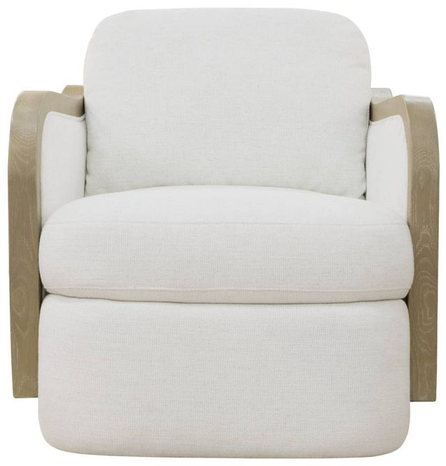 Hooker® Furniture CC Wilma Halston White/Light Wood Swivel Chair-2