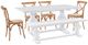 Powell® Banks 6-Piece Brown/White Dining Table Set-0