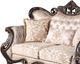New Classic® Home Furnishings Constantine Beige/Cherry Loveseat-5