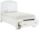 Homelegance® Hudson White Youth Twin Storage Panel Bed-2