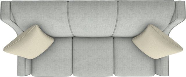 Best® Home Furnishings Customizable Bayment Leather Queen Memory Foam Sofa Sleeper with Honey Birch Legs-4