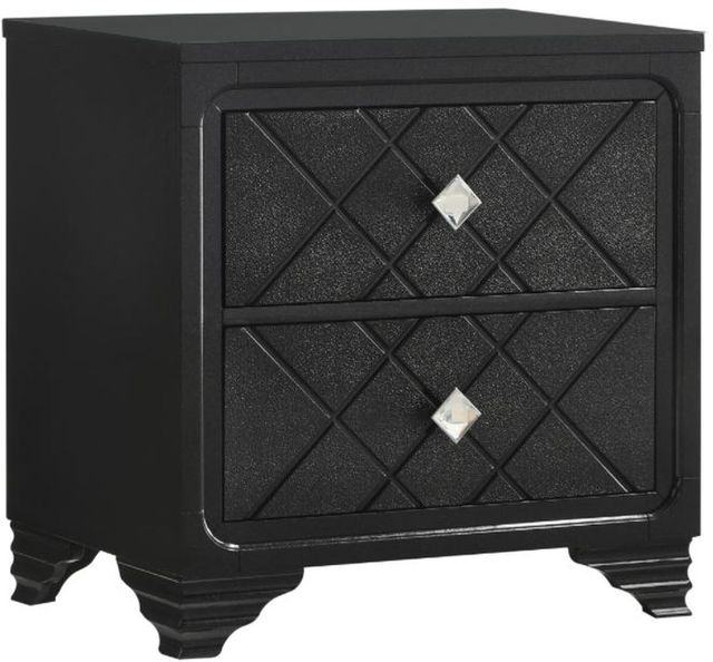 Coaster® Penelope 4-Piece Black/Midnight Star Queen Bedroom Set-3
