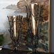 Crestview Collection Mailie 2-Piece Bronze Vase Set-1