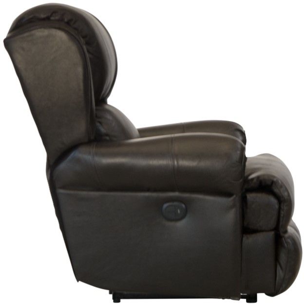 Catnapper® Duncan Chocolate Power Deluxe Lay Flat Recliner-4