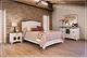 International Furniture Direct Pueblo 4-Piece Brown/White Queen Bedroom Set-4