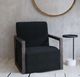 Bassett Mirror Kloe Velvet Smoke Accent Chair-4