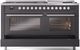 Ilve® Professional Plus II 60" Graphite Matte Pro Style Dual Fuel Range-4