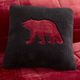 Olliix by Woolrich Alton Black and Red King Plush to Sherpa Down Alternative Comforter Set-4