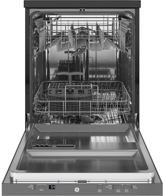 GE 24" Stainless Steel Portable Dishwasher-1