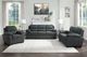 Mazin Furniture Holleman Dark Gray Upholstered Accent Chair-4