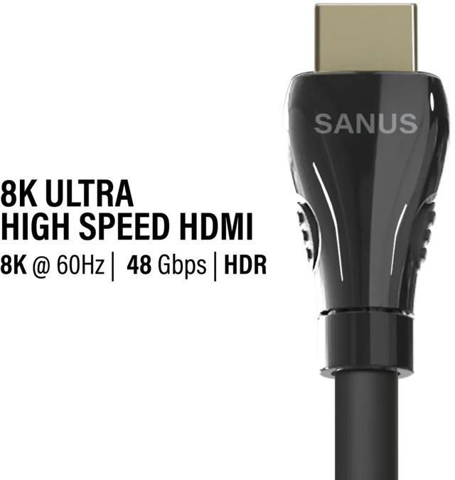Sanus® 4.0 m Black Ultra High Speed HDMI Cable-5