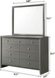 Crown Mark Denker Gunmetal Dresser-2