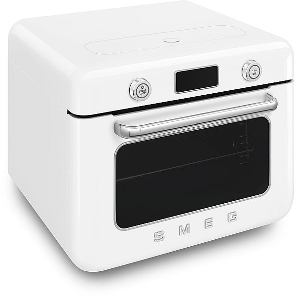 Smeg 50's Style 20" White Countertop Combi Steam Oven-2