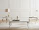 Coaster® Luna Glass Top End Table with Chrome Stainless Steel Legs-2