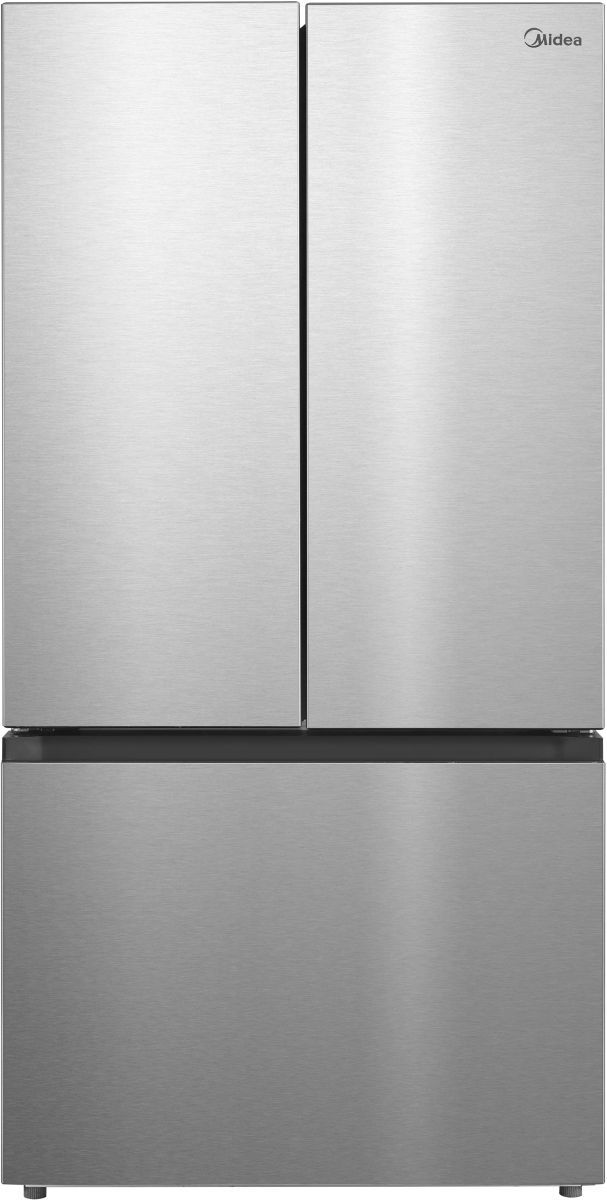 Midea® 33" 22.6 Cu. Ft. Stainless Steel Counter Depth French Door Refrigerator with Icemaker-0