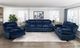 Homelegance® Goodland Blue Manual Glider Reclining Chair-1