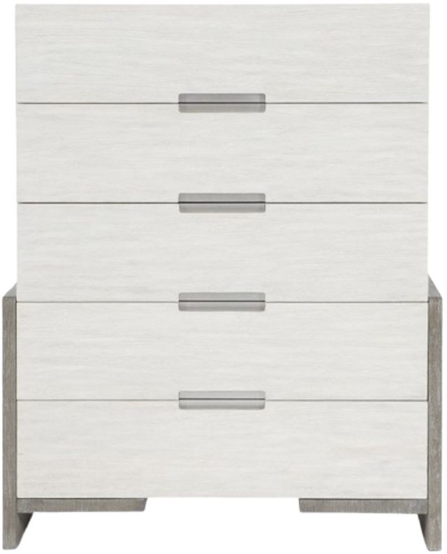 Bernhardt Foundations Light Shale/Linen Tall Drawer Chest-2