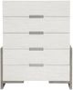 Bernhardt Foundations Light Shale/Linen Tall Drawer Chest-2