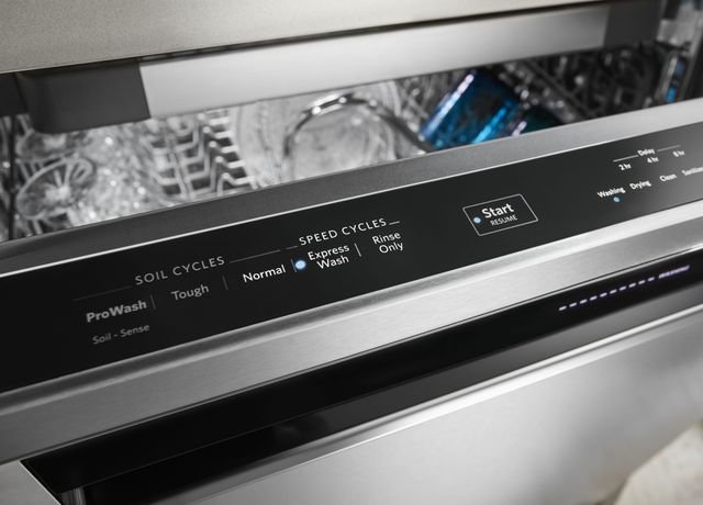 KitchenAid® 24" Stainless Steel with PrintShield™ Finish Built In Dishwasher-2