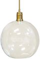 Harp & Finial® Luca Brass/Clear Glass Globes Pendant-1