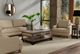International Furniture Direct Olimpia Light Brown Sofa-1