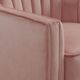 Elements International Loden Royale Blush Swivel Chair-3